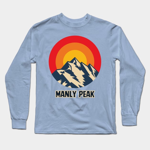 Manly Peak Long Sleeve T-Shirt by Canada Cities